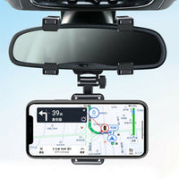 Universal 360 Car Rear View Mirror Phone Holder GPS Mount